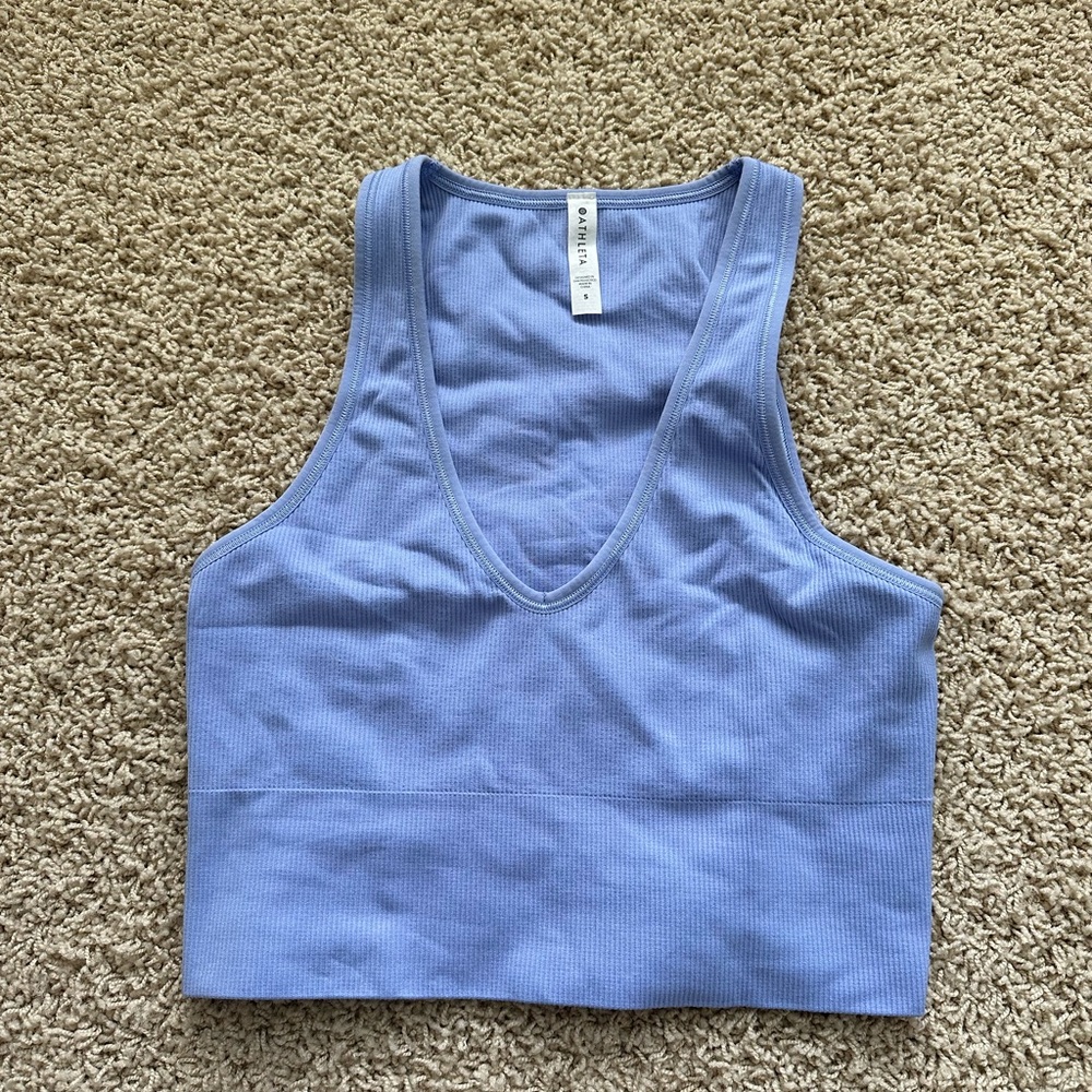 Athleta Ribbed Cropped Tank
